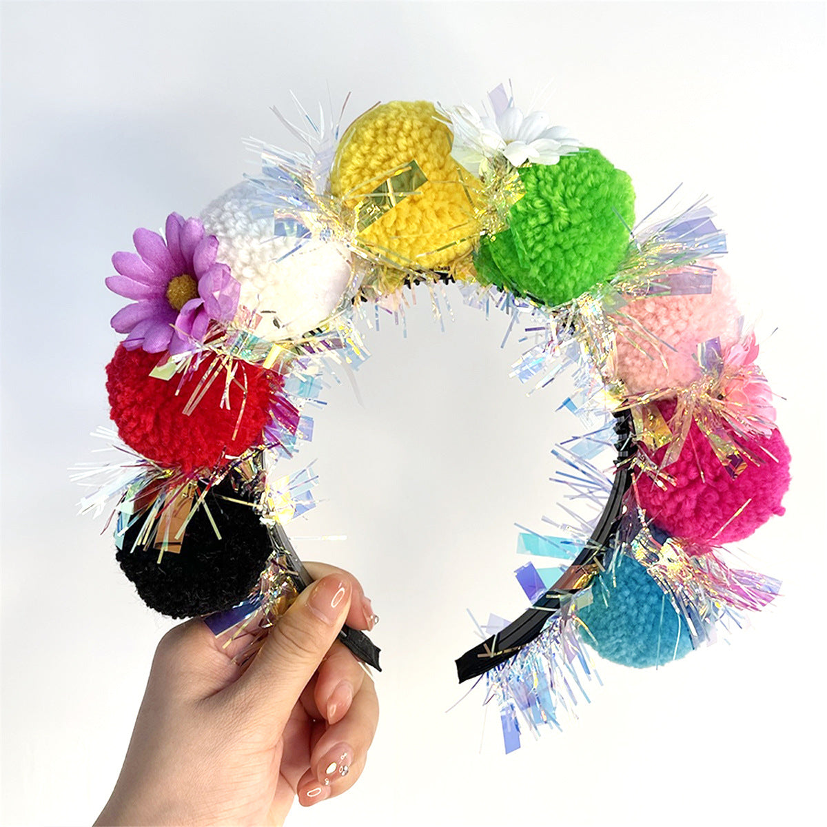 Wholesale All-match Three-dimensional High Cranium Top Pair Red New Year Holiday Headband